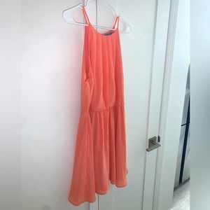 Francesca’s Peach Dress